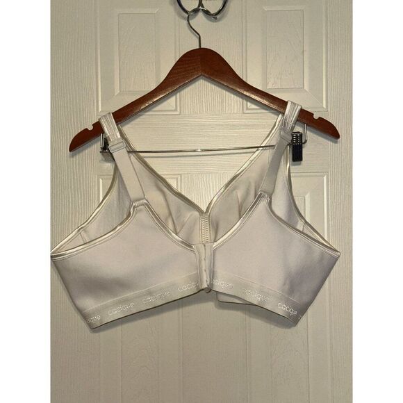 Lane Bryant Cacique Cotton Lightly Lined No-Wire Full Coverage Bra Sz 48D White - Picture 6 of 15